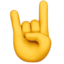 Sign of the Horns emoji on Apple
