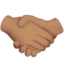 Emoji Stretta di mano: carnagione olivastra su Apple