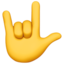 Emoji Gerak isyarat cinta kamu pada Apple