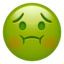Emoji Faccina nauseata su Apple