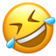 Rolling on the Floor Laughing emoji on Apple
