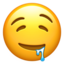 Drooling Face emoji on Apple