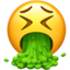 Эмодзи Рвота на Apple