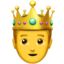 Prince emoji on Apple