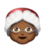 Mrs. Claus: Medium-Dark Skin Tone emoji on Apple