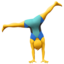 Man Cartwheeling emoji on Apple