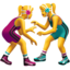 Ringende Frauen-Emoji auf Apple