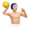 Emoji Pallanuotista uomo: carnagione chiara su Apple