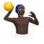 Emoji Pallanuotista uomo: carnagione scura su Apple