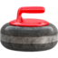 Curling Stone emoji on Apple
