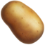 Potato emoji on Apple