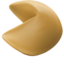 Emoji Biscotto della fortuna su Apple