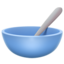 Bowl with Spoon emoji on Apple