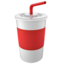 Cup with Straw emoji on Apple