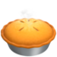 Pie emoji on Apple