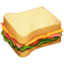 Sandwich emoji on Apple