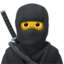 Emoji Ninja pada Apple
