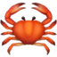 Emoji Granchio su Apple