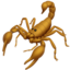Emoji Escorpião no Apple