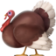 Emoji Pavo en Apple