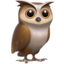 Emoji Chouette sur Apple