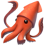 Squid emoji on Apple
