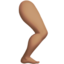 Emoji Gamba: carnagione olivastra su Apple