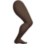 Leg: Dark Skin Tone emoji on Apple