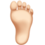 Emoji Hujung kaki: ton kulit cerah pada Apple