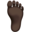 Emoji Hujung kaki: ton kulit gelap pada Apple