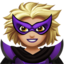 Emoji Supervillana: tono de piel claro medio en Apple
