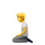 Emoji Orang bersimpuh pada Apple
