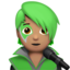 Emoji Cantante: carnagione olivastra su Apple