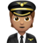 Pilot: Medium Skin Tone emoji on Apple