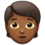 Emoji Persona: carnagione abbastanza scura su Apple