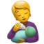 อีโมจิ คนให้นมลูก บน Apple