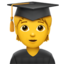Student-emoji op Apple