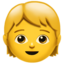 Емодзі Дитина на Apple