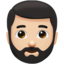 Emoji Lelaki: ton kulit cerah dan janggut pada Apple