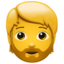 Person: Bart-Emoji auf Apple