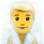 Man in Steamy Room emoji on Apple