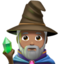 Man Mage: Medium Skin Tone emoji on Apple