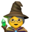 Magierin-Emoji auf Apple