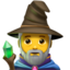Emoji Homem mago no Apple