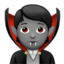 Vampire: Medium Skin Tone emoji on Apple