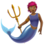 Wassermensch: mitteldunkle Hautfarbe-Emoji auf Apple