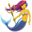 Meerjungfrau-Emoji auf Apple