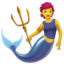 Merperson emoji on Apple