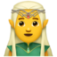 Emoji Elfo homem no Apple