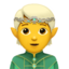 Emoji Elfe sur Apple